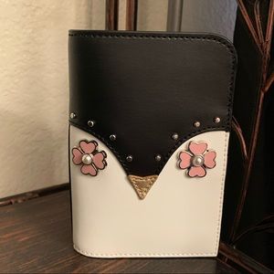 Kate spade penguin black passport holder